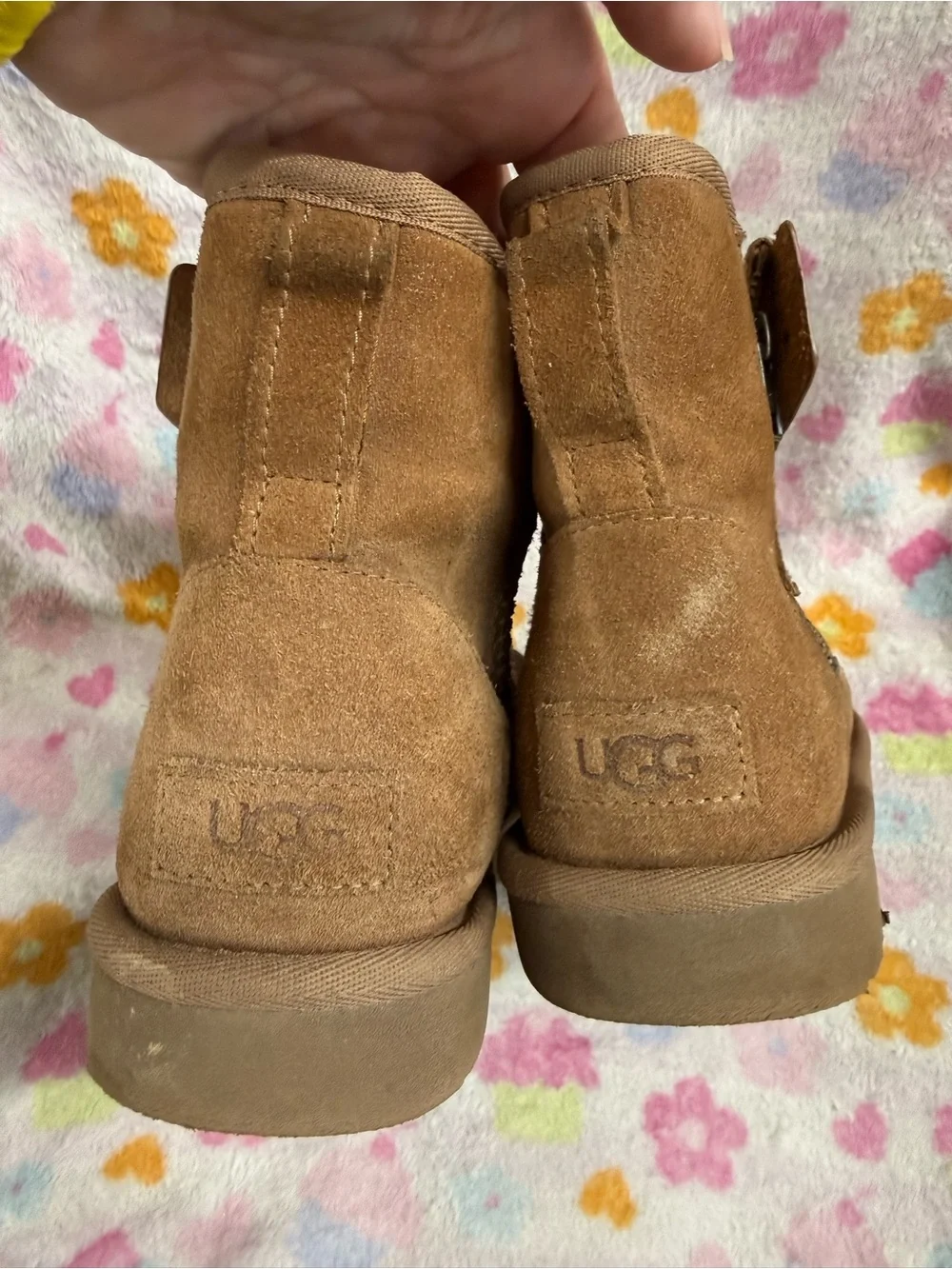 UGG Classic Bailey Db zip Chestnut Suede Shearling-Lined Ankle Boots